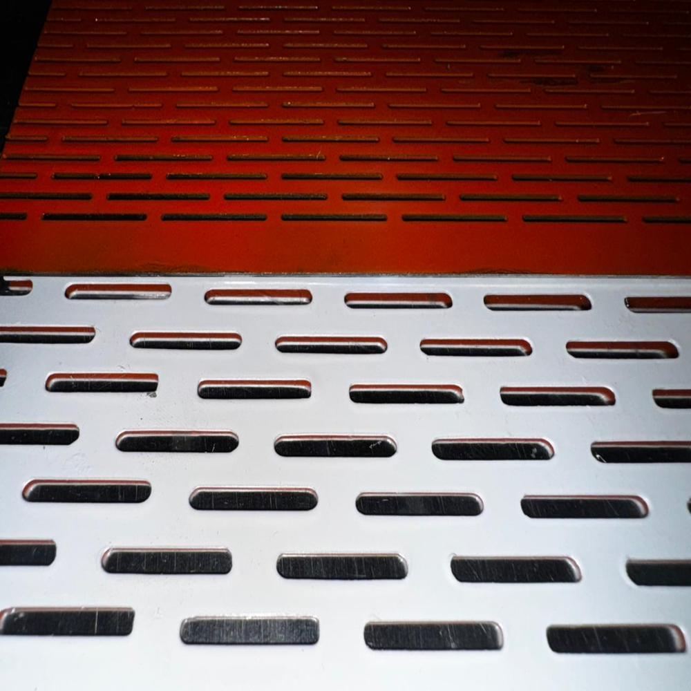 Slot Hole Perforated Sheet - Steel, Standard Size, Silver Color, Plated Surface Treatment, Perforated Technique | Long Lasting Life, Rust Resistive, Smooth Surface