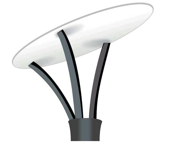 Outdoor Post Top Light - Color: Care/Bridge Lux