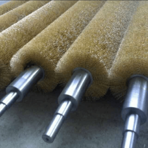 Copper Machine Roller Brush - Color: Yellow