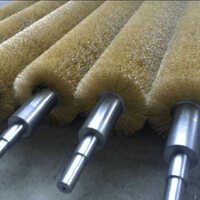 Copper Machine Roller Brush - Bristle Color: Yellow