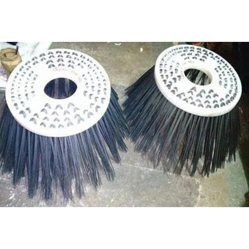 Road Cleaning Brush - Color: Black
