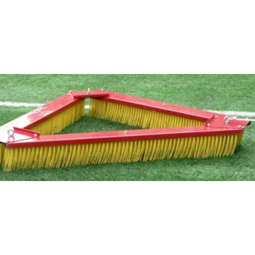 Triangle Turf Brush - Bristle Color: Grey And Yellow