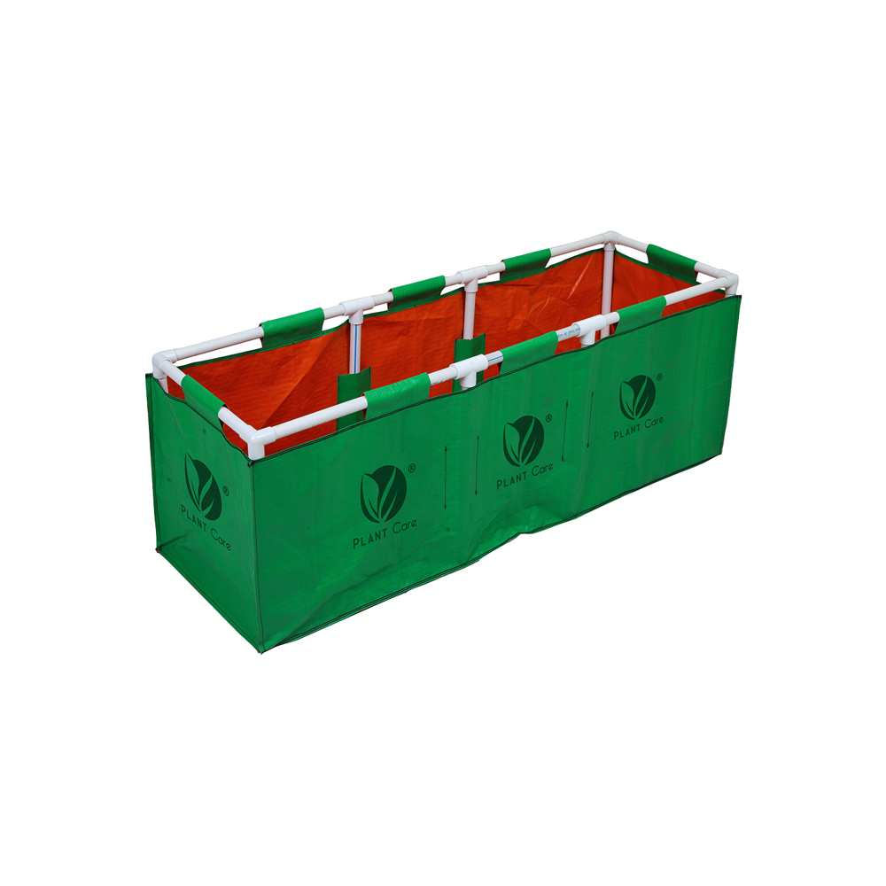 Rectangular Grow Bag With Pvc Pipe Stand 48X15X15 Wp - Advantage: Plant Growth
