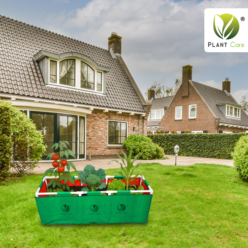 Rectangular Grow Bag with PVC Pipe Stand 48x15x15 WP