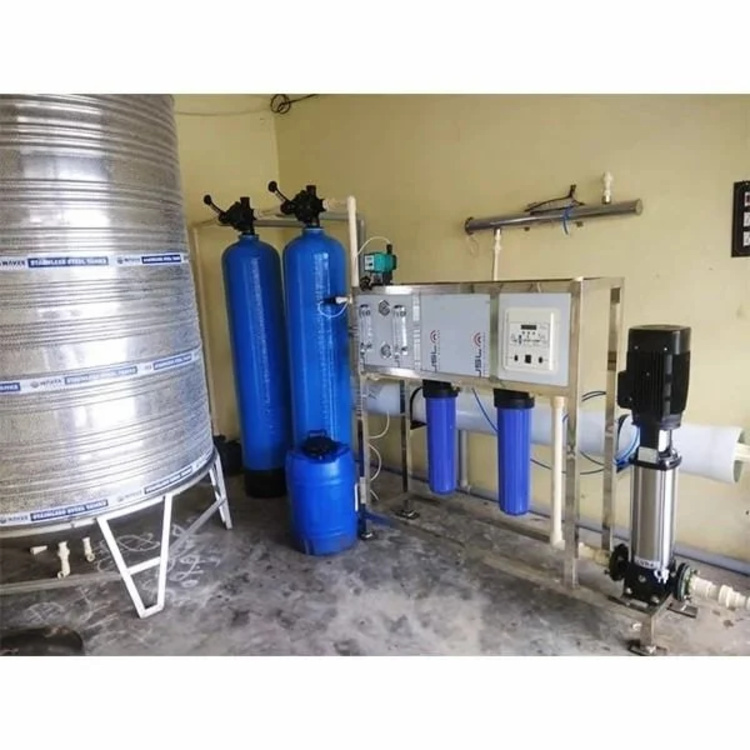 Industrial Reverse Osmosis System - Semi Automatic, Stainless Steel Material With Electric Power Source For Ground Water Purification