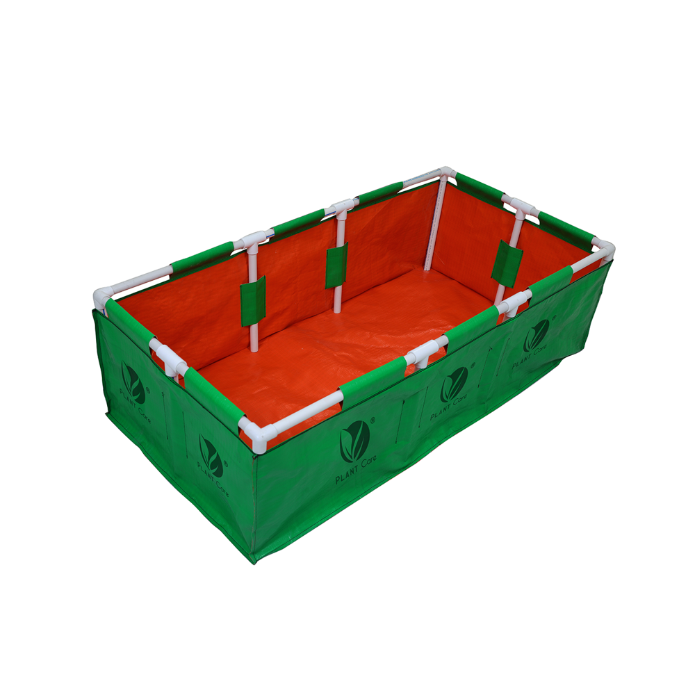 Plant Care Rectangular Grow Bag With Pvc Pipe Stand 48X24X12 Wp - Film Length: 12 Inch (In)