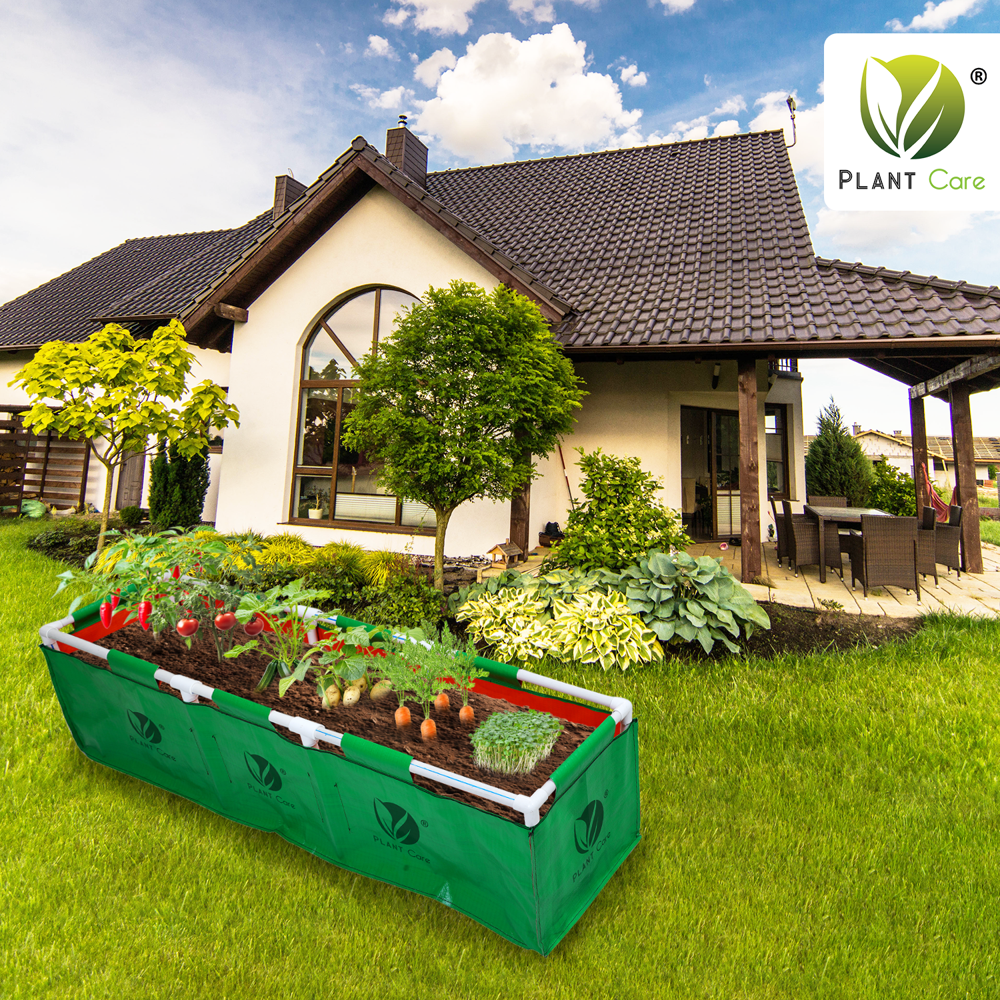 Rectangular Grow Bag with PVC Pipe Stand  60x12x12 WP