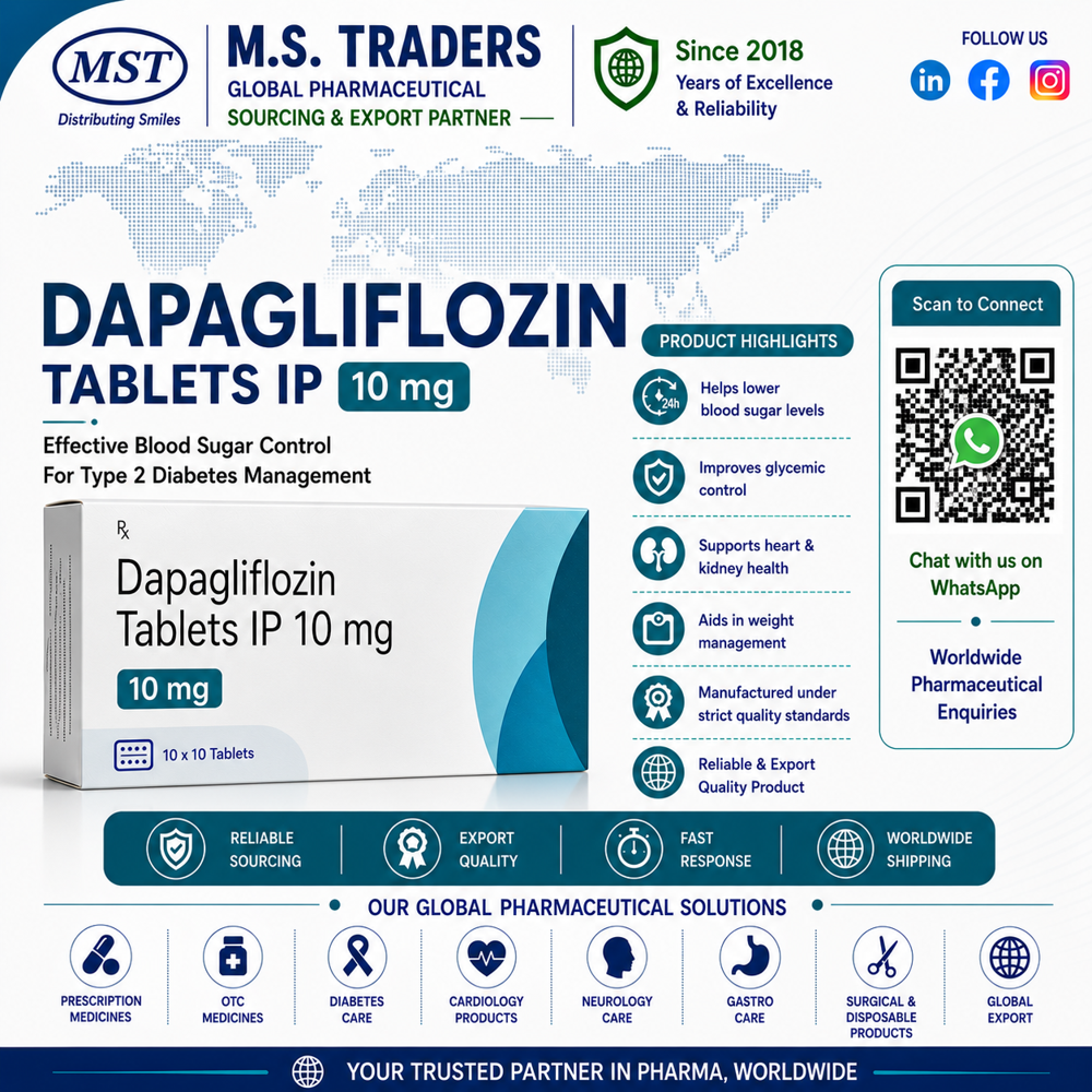 Dapagliflozin Tablet 10 Mg
