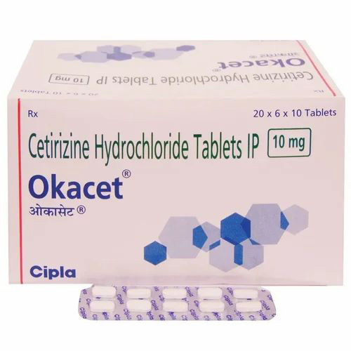 Okacet, Cetirizine Allopathic Antiemetic Medicine