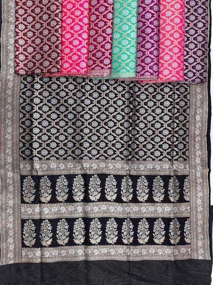 Pure Katan Jal Handloom Silk Saree
