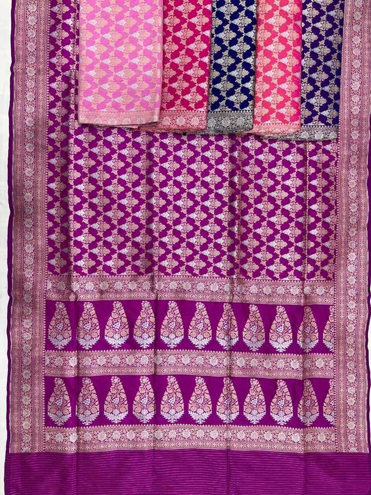 Pure Katan Jal Handloom Silk Saree