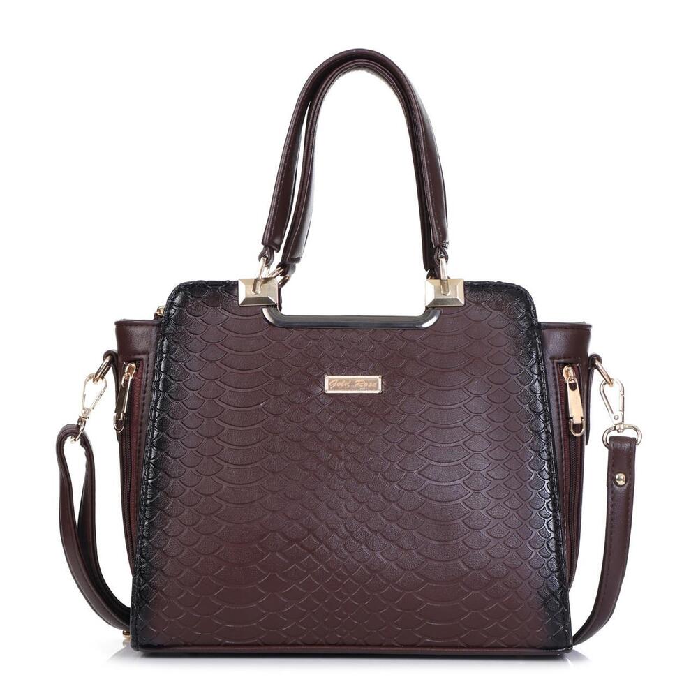 Fancy Light Brown Handbag