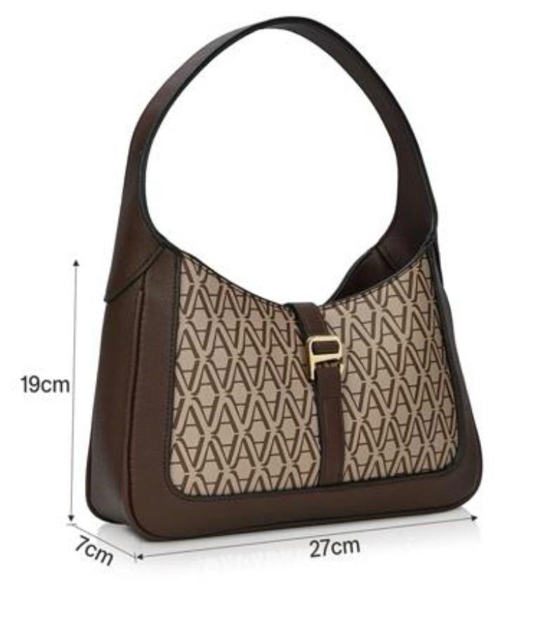 Printed Fancy Sling - Color: Black & Baige