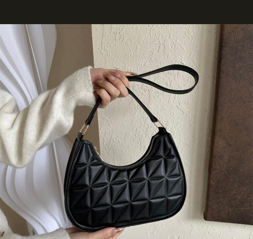 Black Quilting Sling Bag