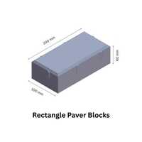 Rectangle Paver Blocks - Color: Grey