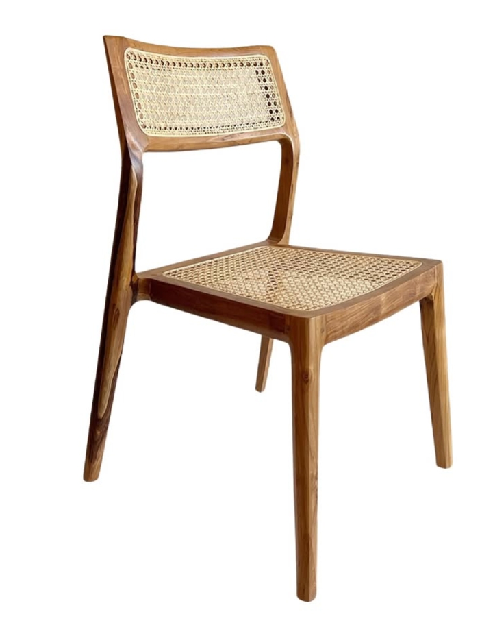 Solid Wood Study Chair - Artwork: Machine Made