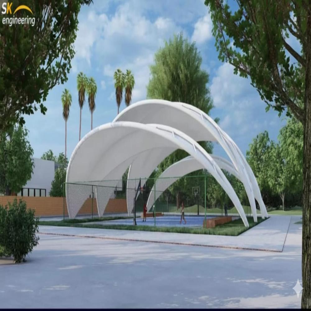 badminton court tensile