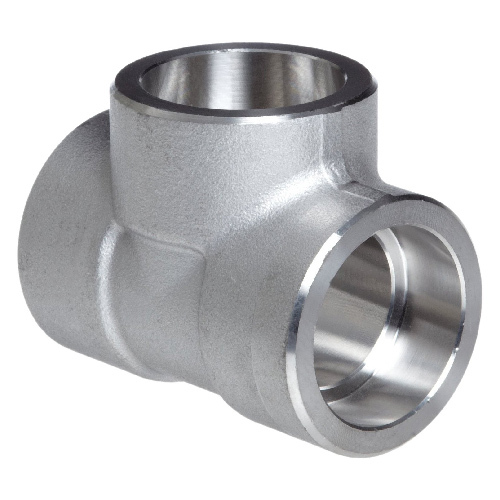 Socket Weld Tee Fitting - Material: Stainless Steel