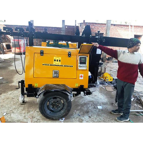 Mobile Lighting Tower/telesopic(3kva To 7.5kva ) - Color: As Per Req