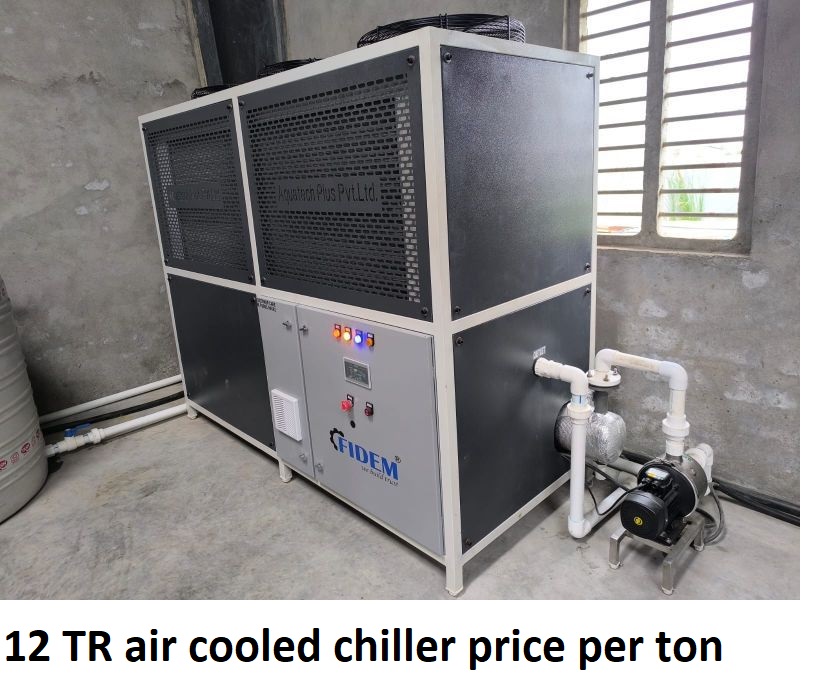 12 TR air cooled chiller price per ton