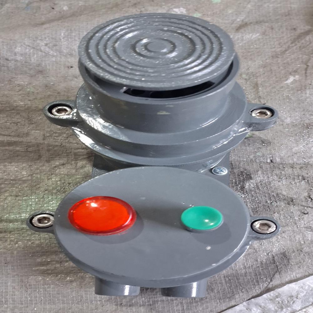 Flameproof Hooter With Indicator & Acknowledgement - Alarm Light Color: Red