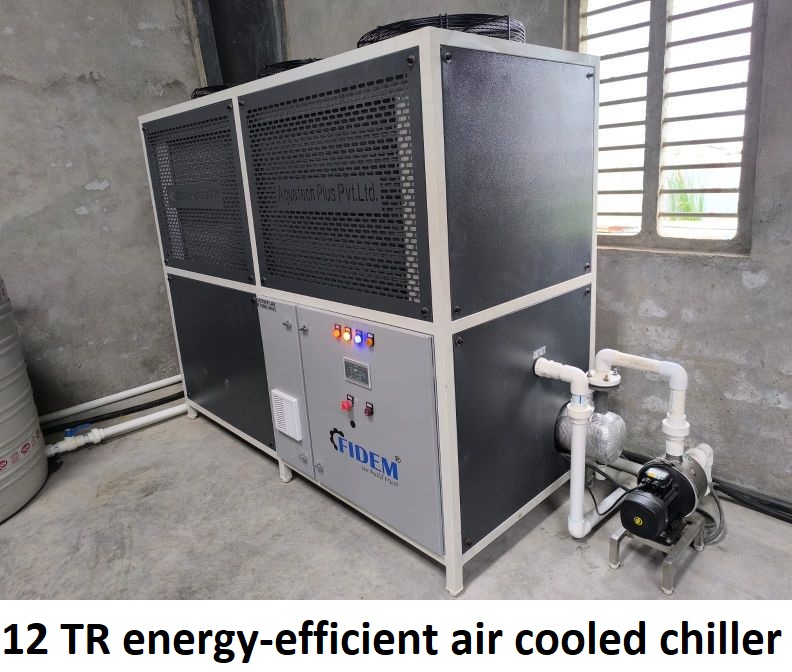 12 TR energy-efficient air cooled chiller