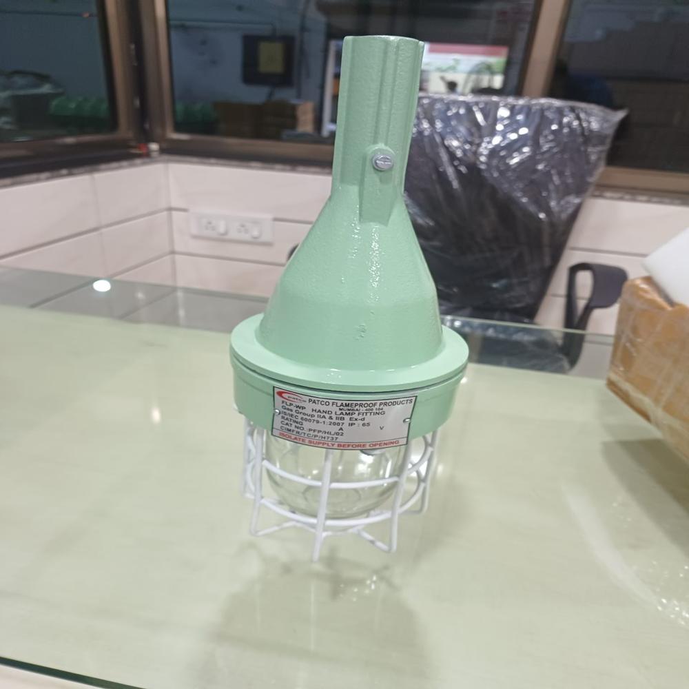 FLAMEPROOF LED HAND LAMP FITTING