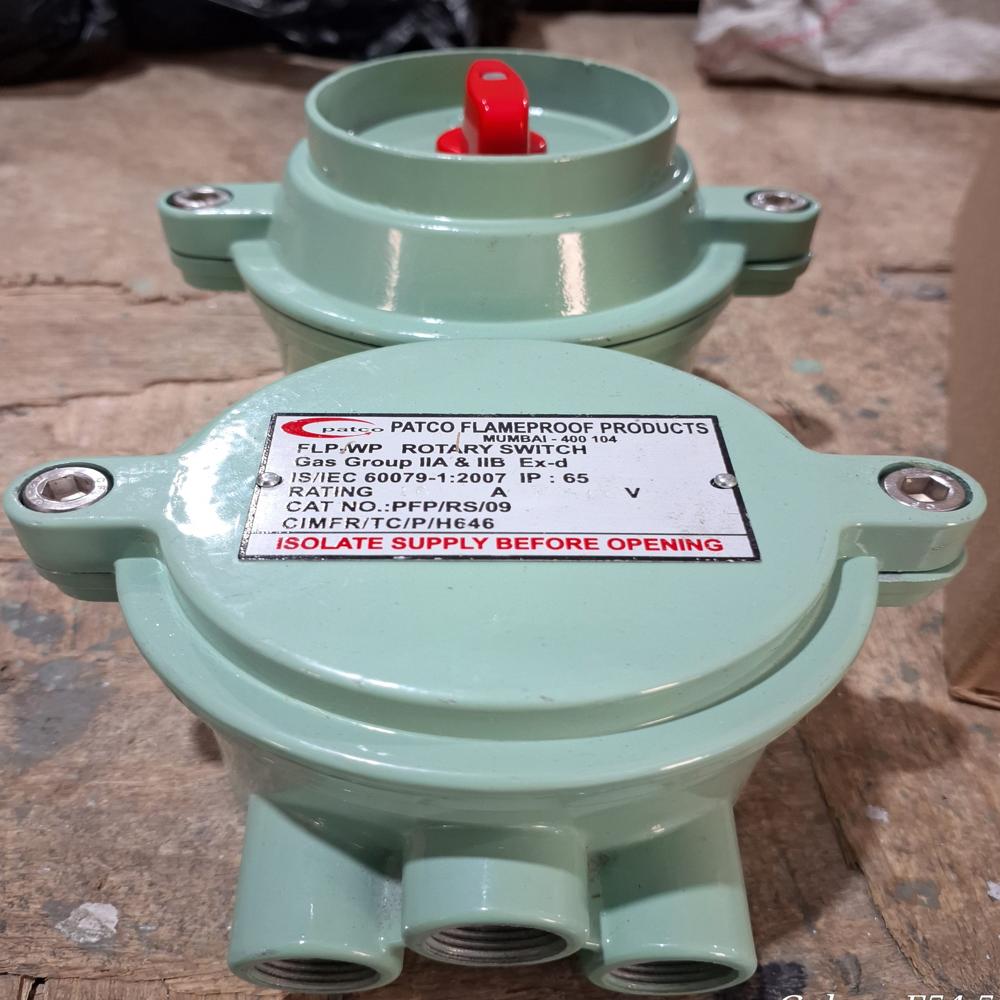 Flameproof Weatherproof Rotary Switch upto 32A