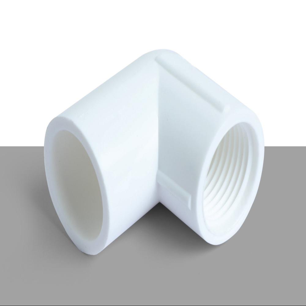 12 Upvc Thread Elbow - Color: White