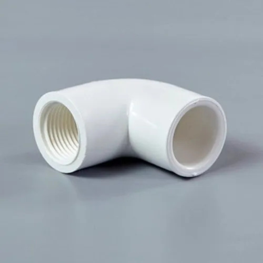 12 Upvc Thread Elbow - Color: White