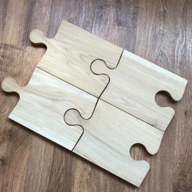 Wooden Puzzle Chopping Board