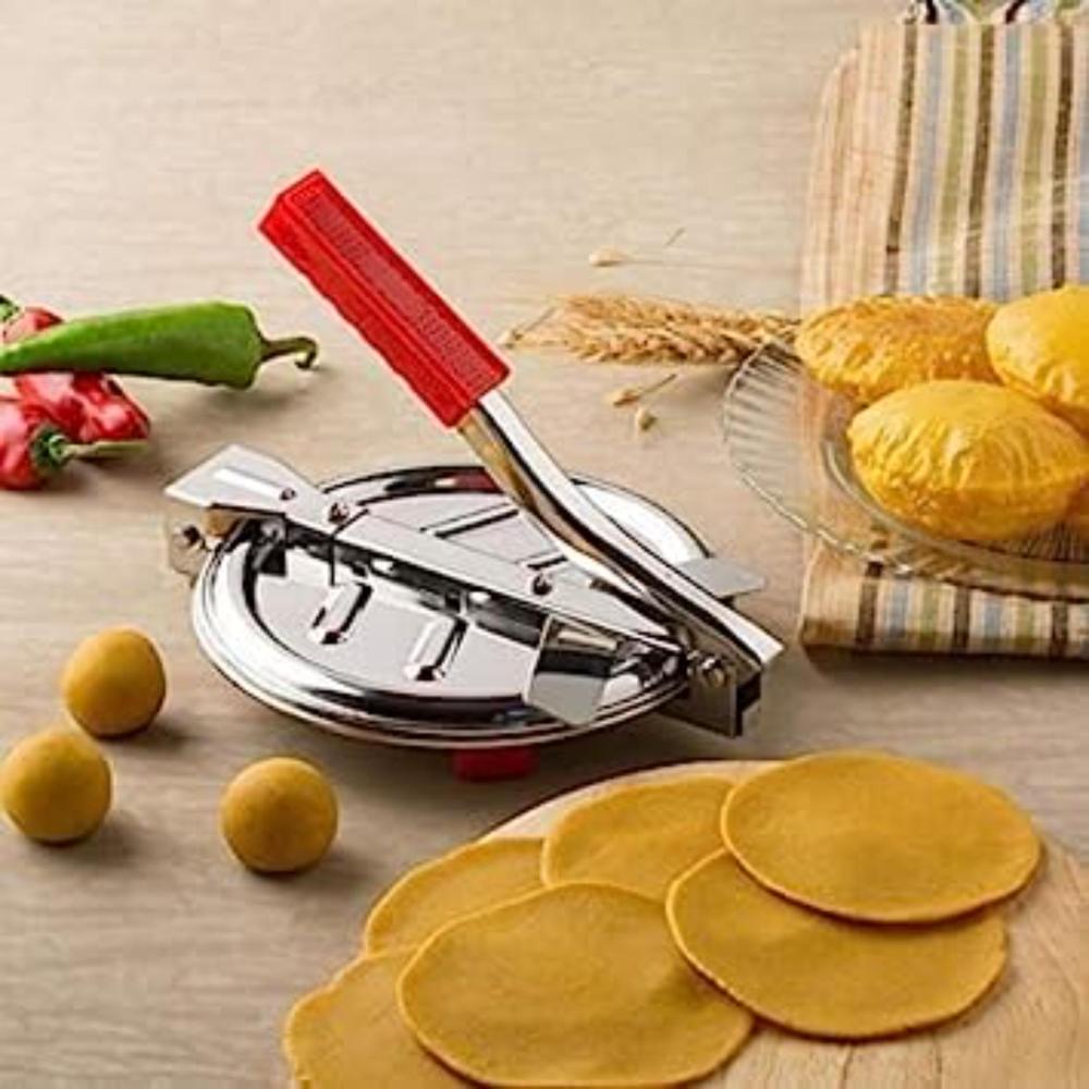 Stainless Steel Puri Maker Press Machine 