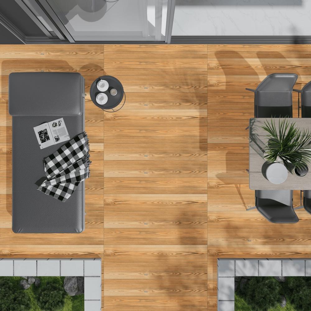 1511 20X120CM Wooden Plain-Punch Tiles