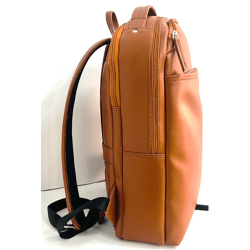 Pu Men's Backpack - Color: Tan
