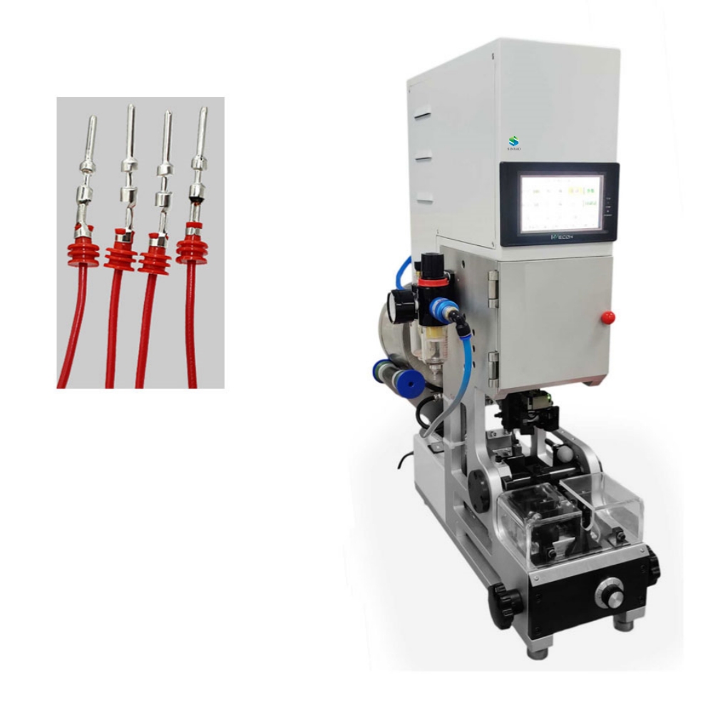 Semi-Automatic cable waterproof plug sealing inserting machine