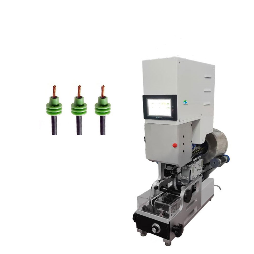 Semi-Automatic cable waterproof plug sealing inserting machine