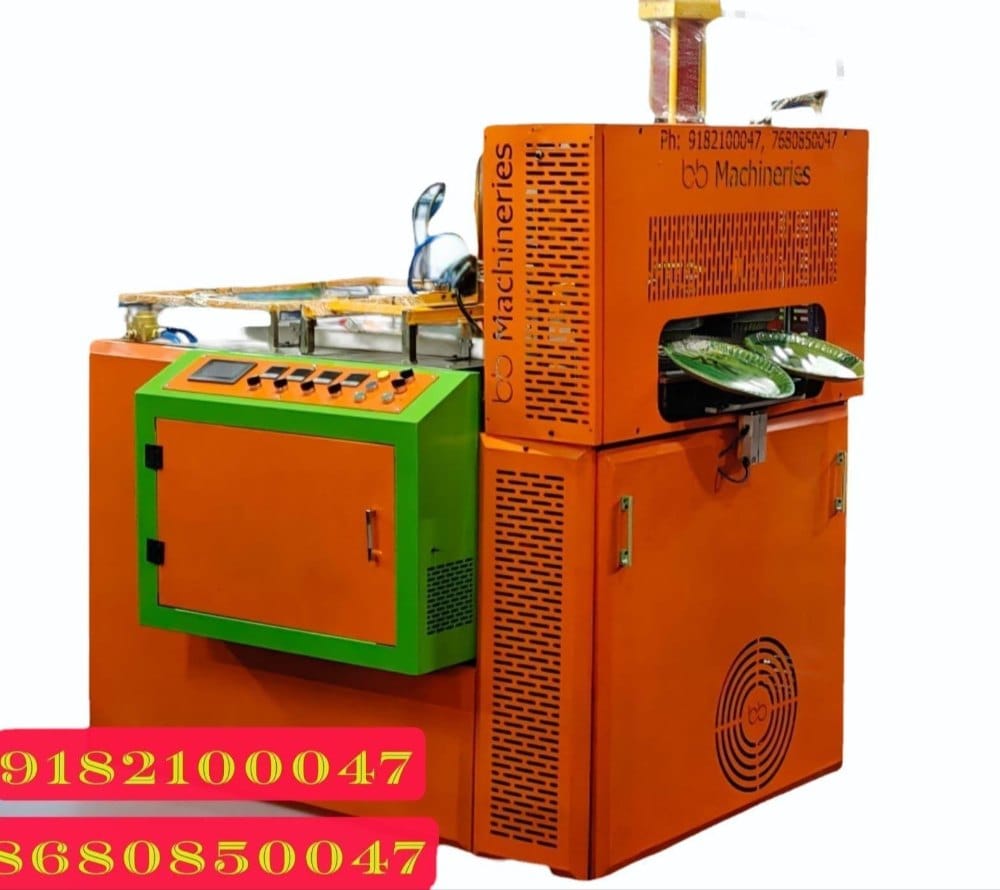 Automatic Double Die Paper Plate Making Machine