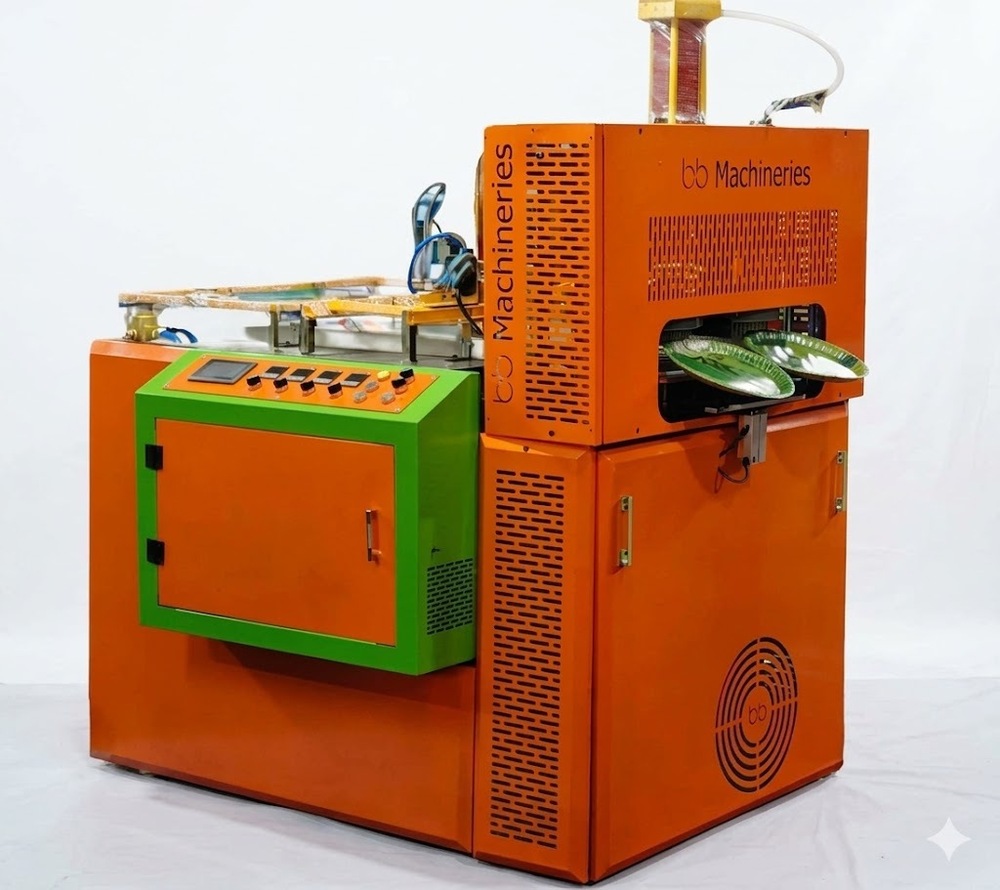 Automatic Double Die Paper Plate Making Machine