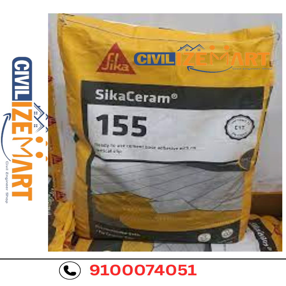 SIKACERAM - 155 WETROOM WATERPROOF TILE ADHESIVE