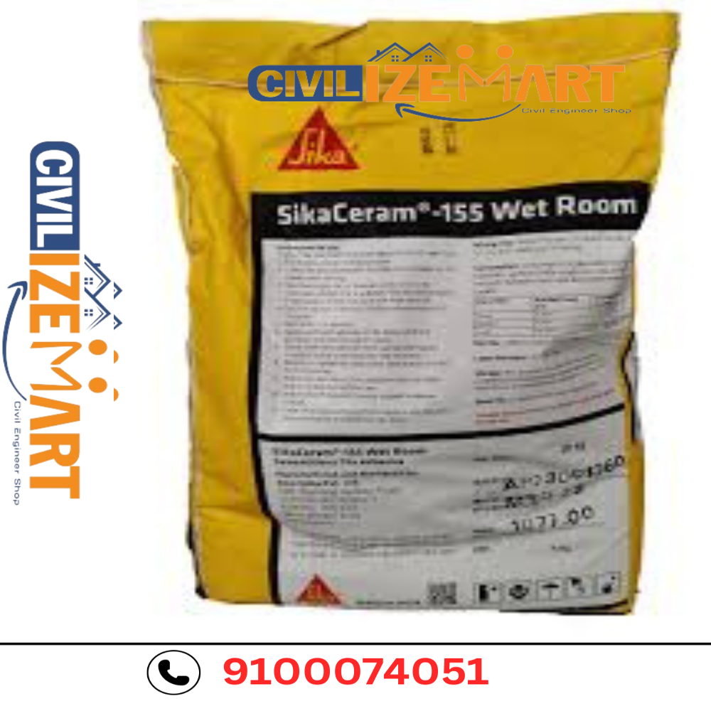 SIKACERAM - 155 WETROOM WATERPROOF TILE ADHESIVE