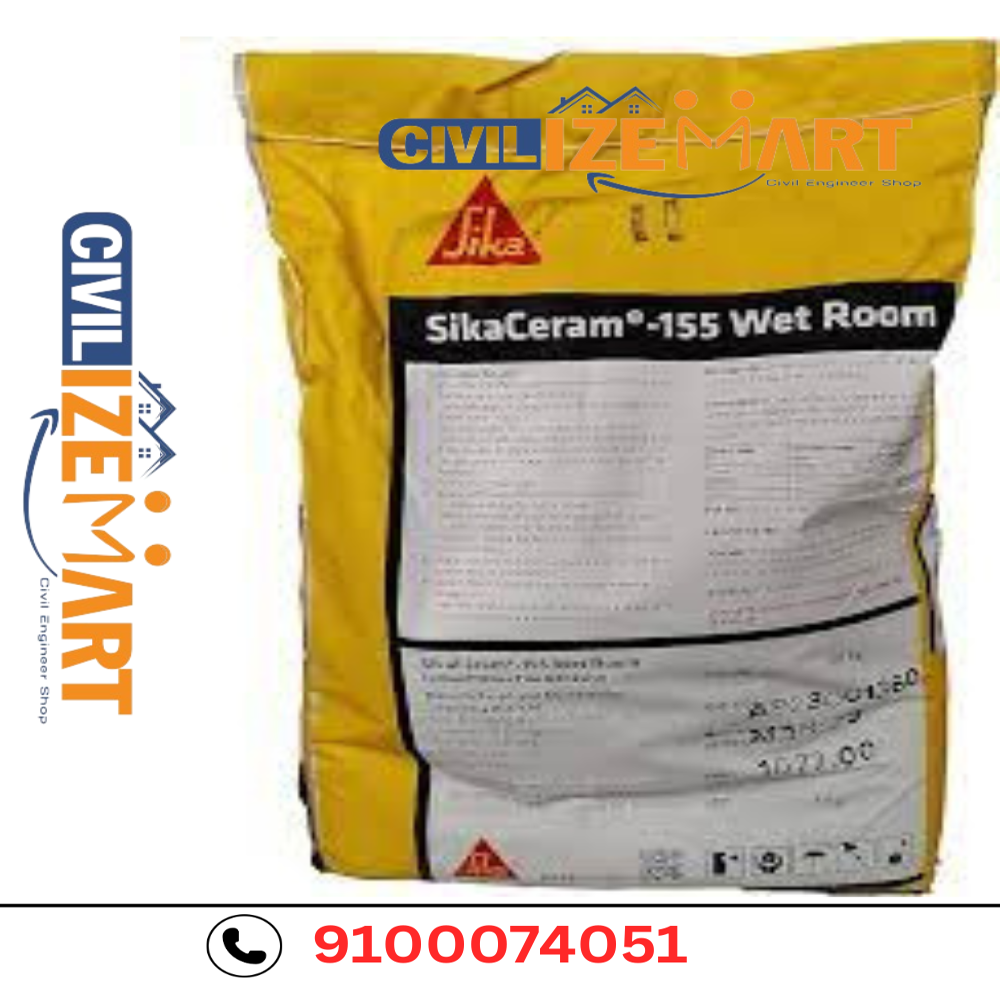 SIKACERAM - 155 WETROOM WATERPROOF TILE ADHESIVE