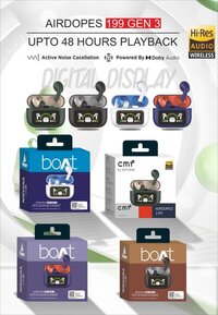 Boat Gen-3 Display Buds - Android Version: Compatible With Android Devices