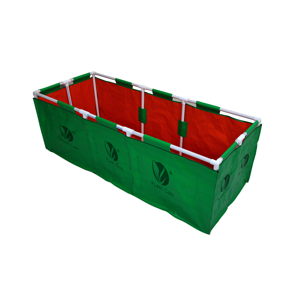 Rectangular Grow Bag with PVC Pipe Stand  60x24x18 WP