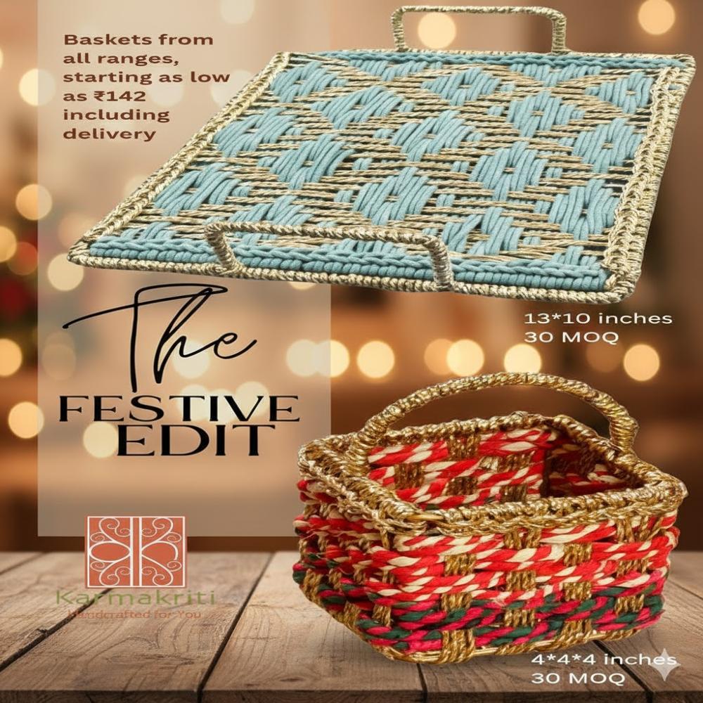 Luxury Gifting Baskets And Trays - Depth: 5.5 Inch (In)