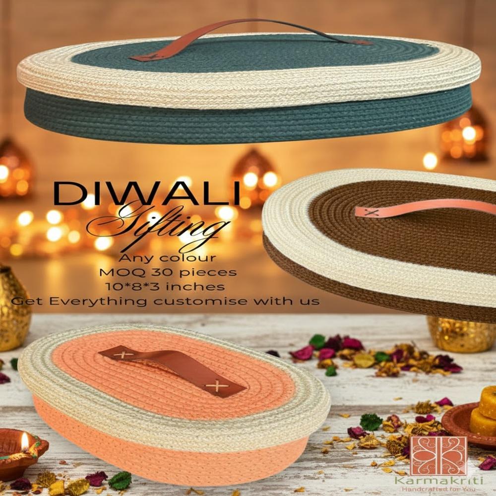 Composed Basket - Depth: 3 Inch (In)
