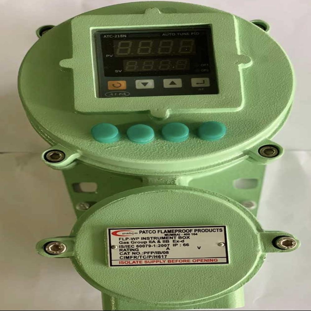 FLAMEPROOF TEMPERATURE CONTROLLER 96 X 96MM GLASS WINDOW