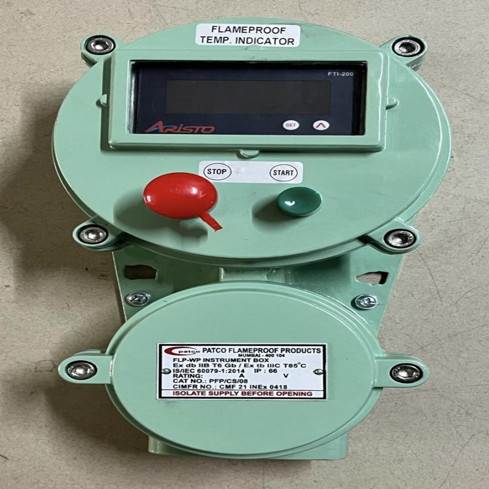 Flameproof Temperature Controller 96 X 96mm - Durable Glass Window With High Accuracy And User-friendly Installation, Reliable Temperature Control