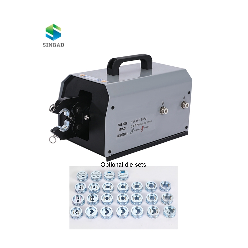 High-performance hand compact light wire terminal tube 6-120mm Cable Lug Pneumatic Crimping tool Machine