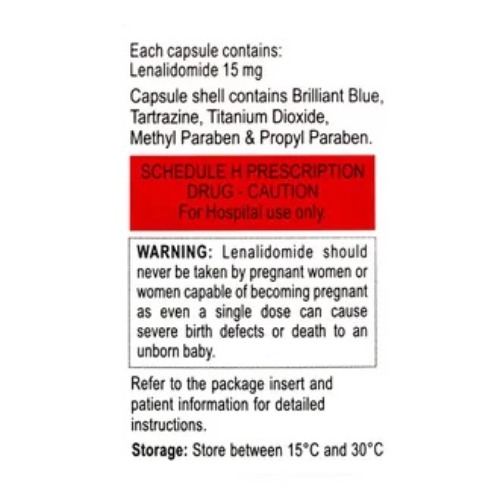 Lenalid 15 Mg Capsule - Recommended For: Doctor