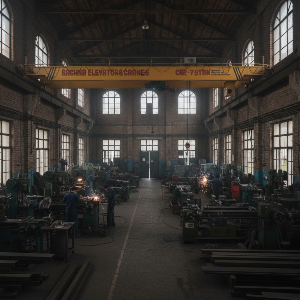 SINGLE GIRDER BOX TYPE EOT CRANE